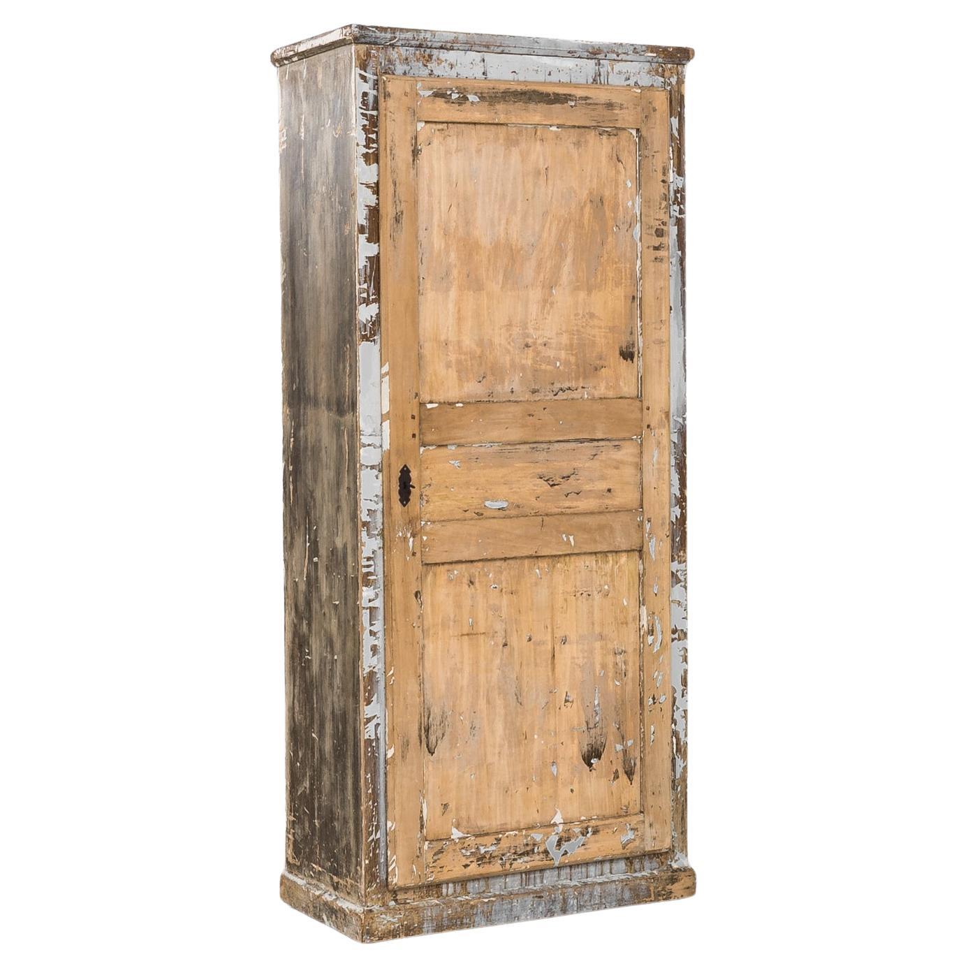 1920s French Wood Patinated Cabinet