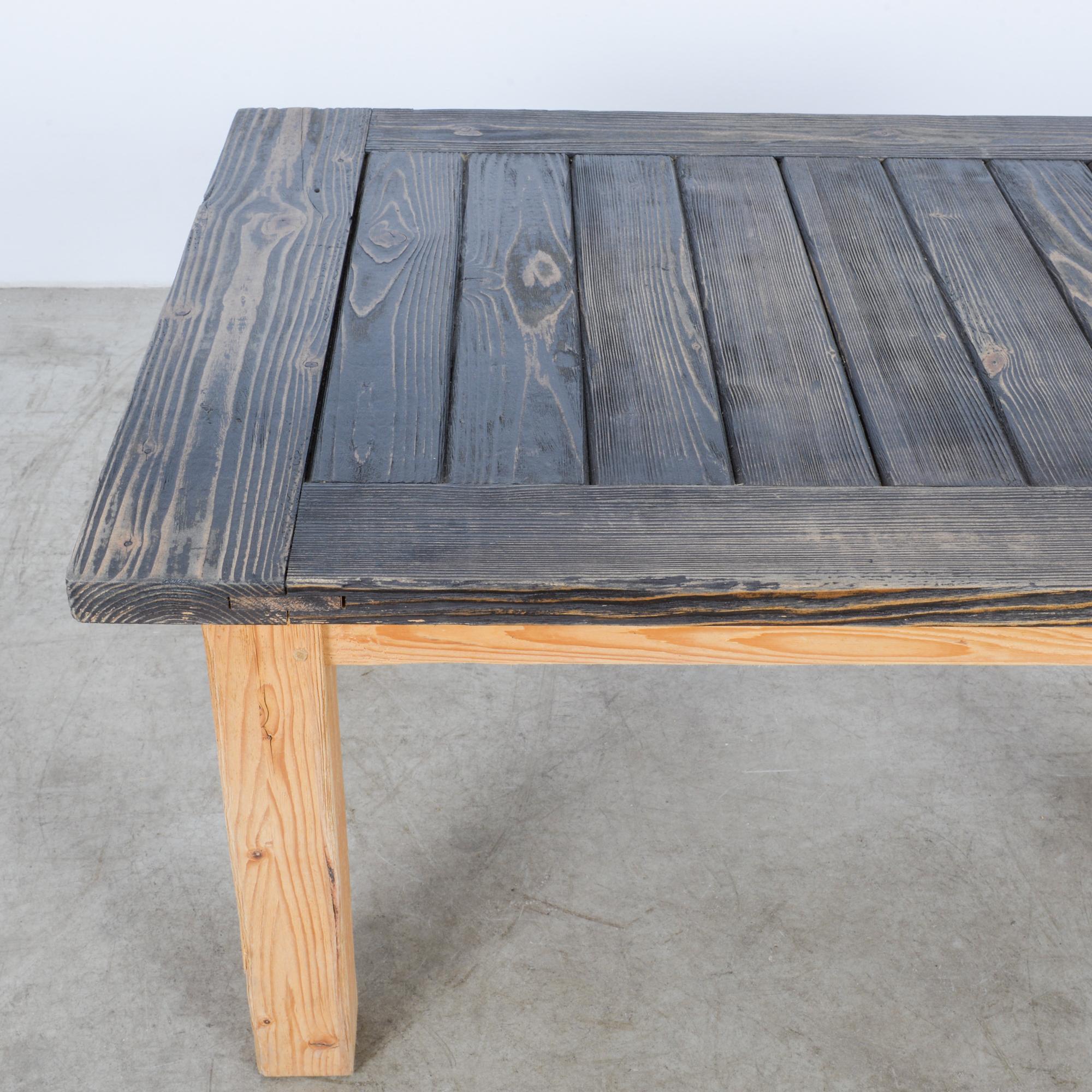 1920s French Wooden Coffee Table 1