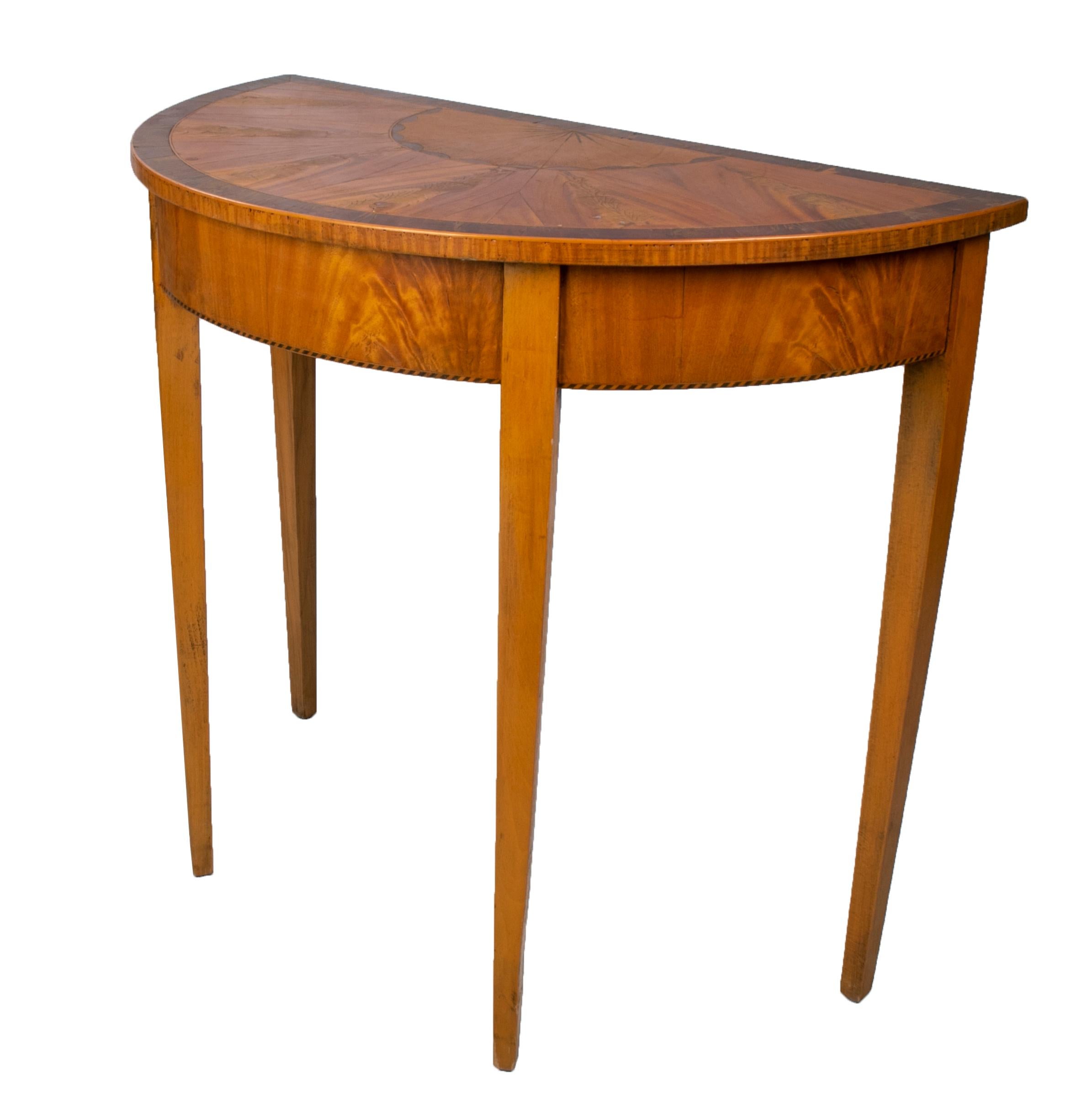 table console française en bois des années 1920.