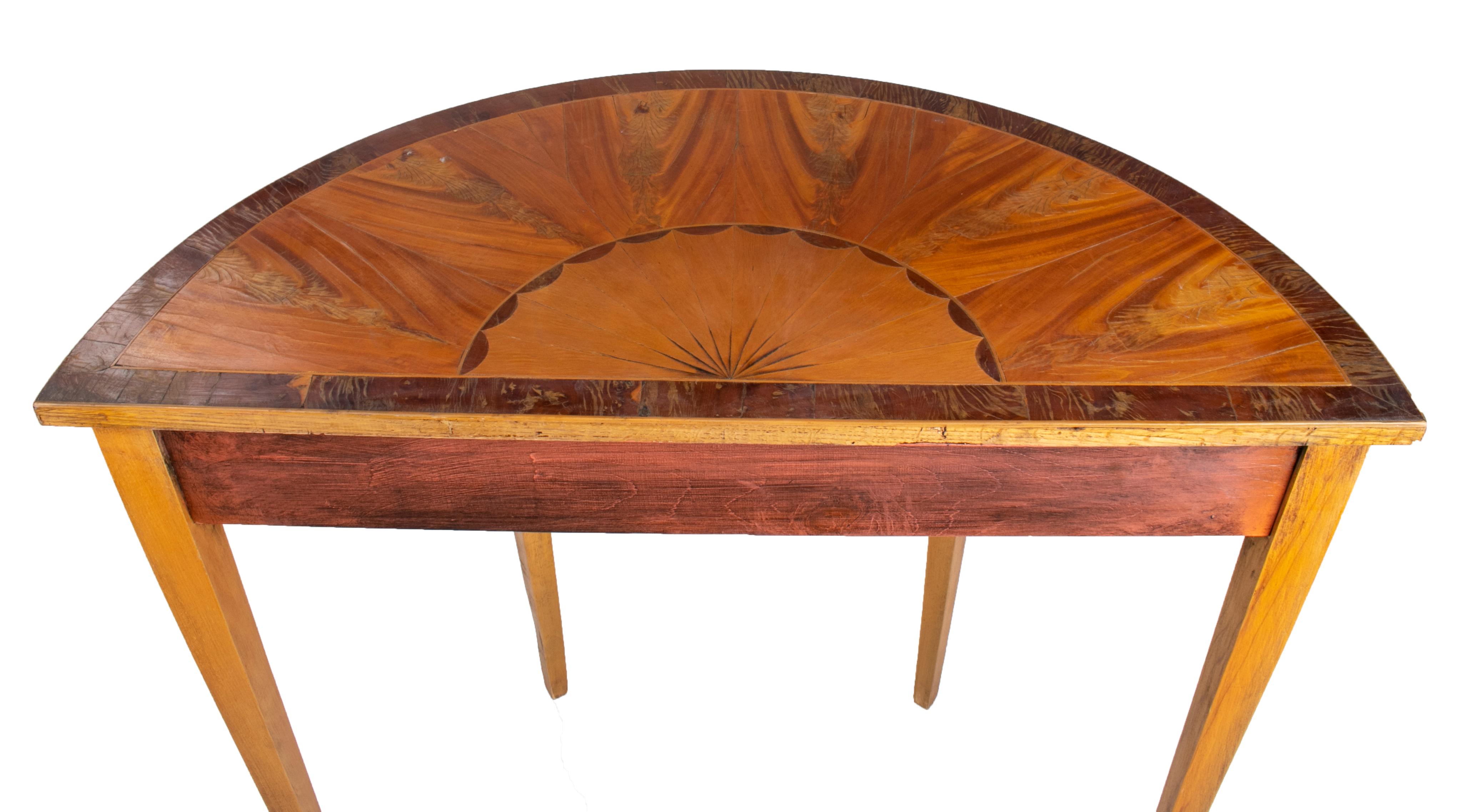 table console en bois des années 1920 en vente 2