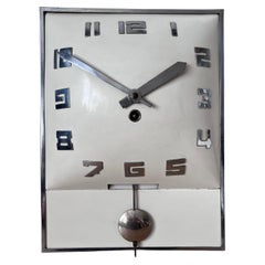 1920s Functionalist wall clock RARE, Czechoslovakia 