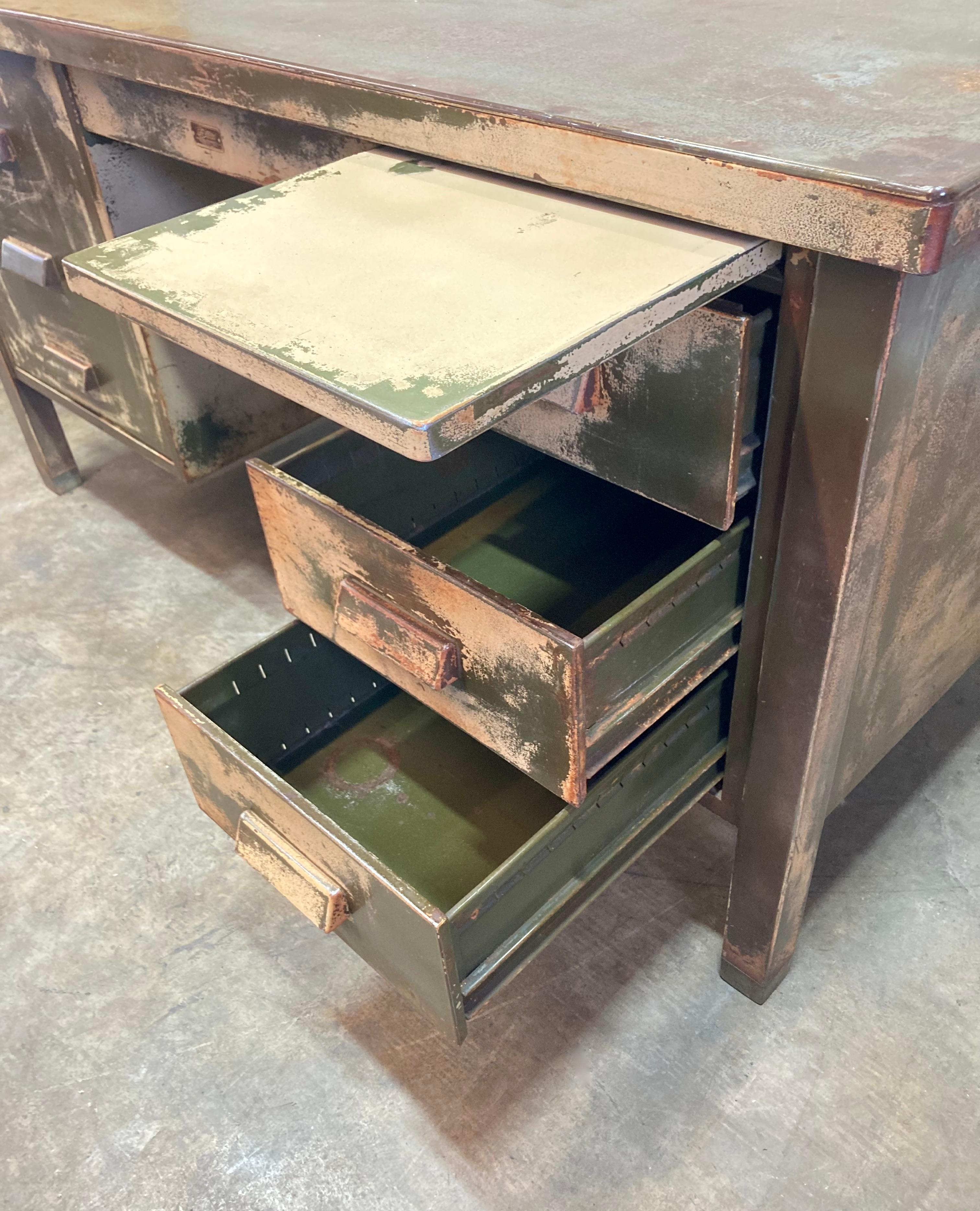 Early 20th Century 1920s General Fireproofing Tanker desk