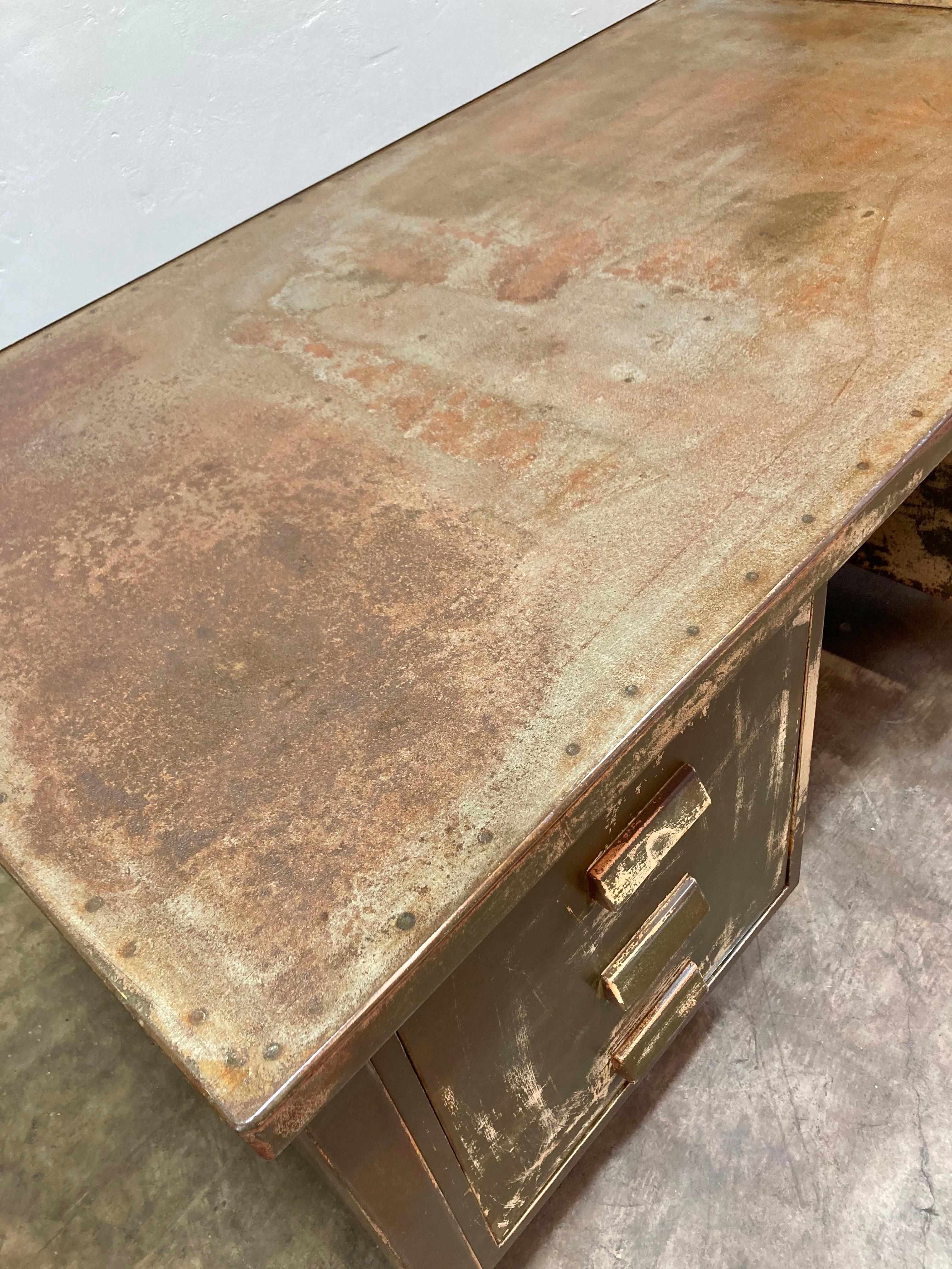 Steel 1920s General Fireproofing Tanker desk