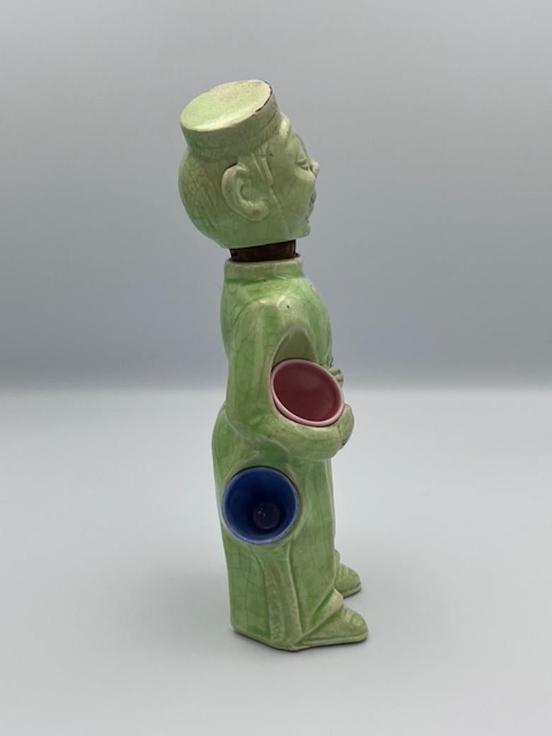 Inizio XX secolo Decanter da campanaro tedesco degli anni '20 con bicchieri da shot in vendita