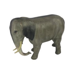 1920s German Ceramic Elephants Figures- Pair