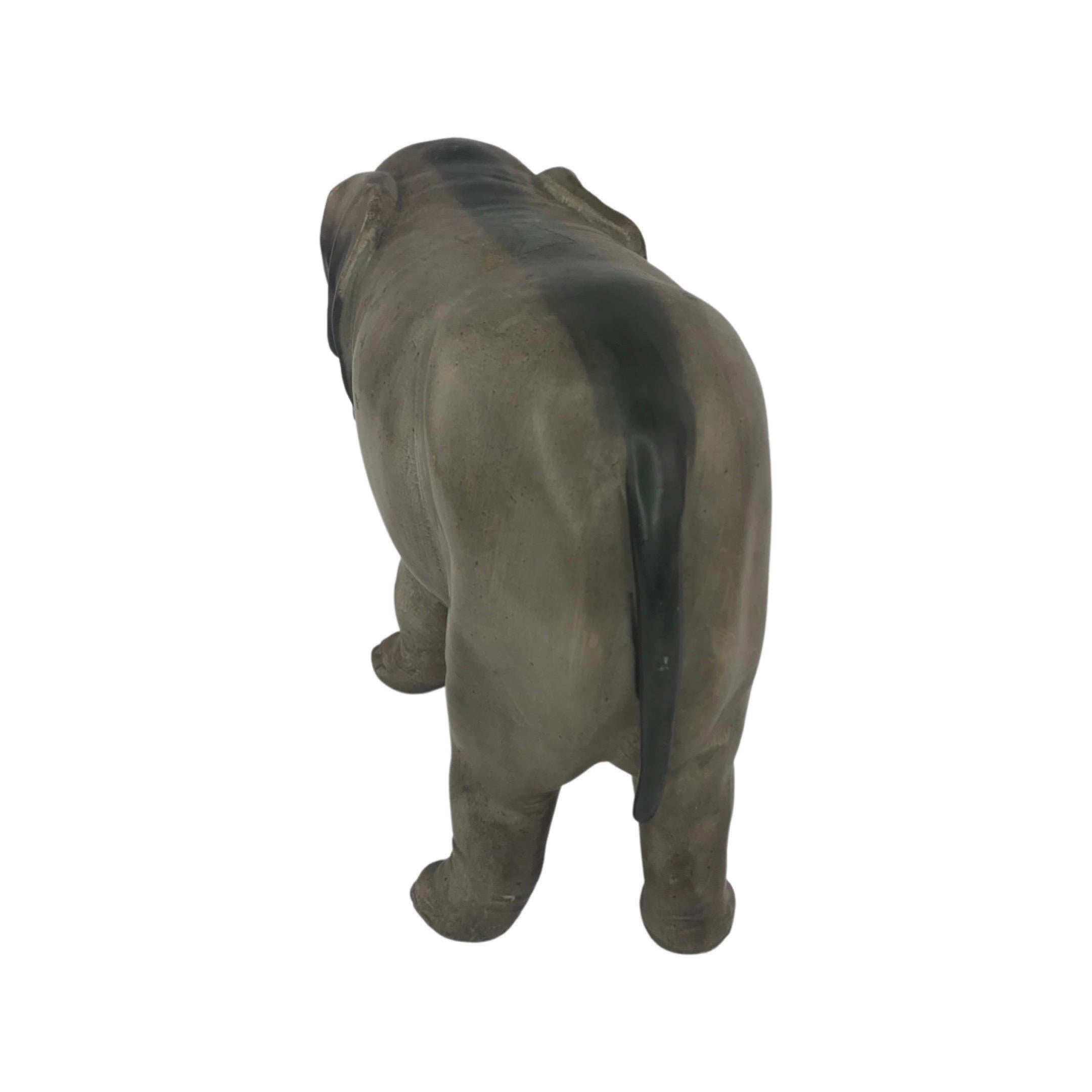 1920s German Ceramic Elephants Figures- Pair For Sale 1
