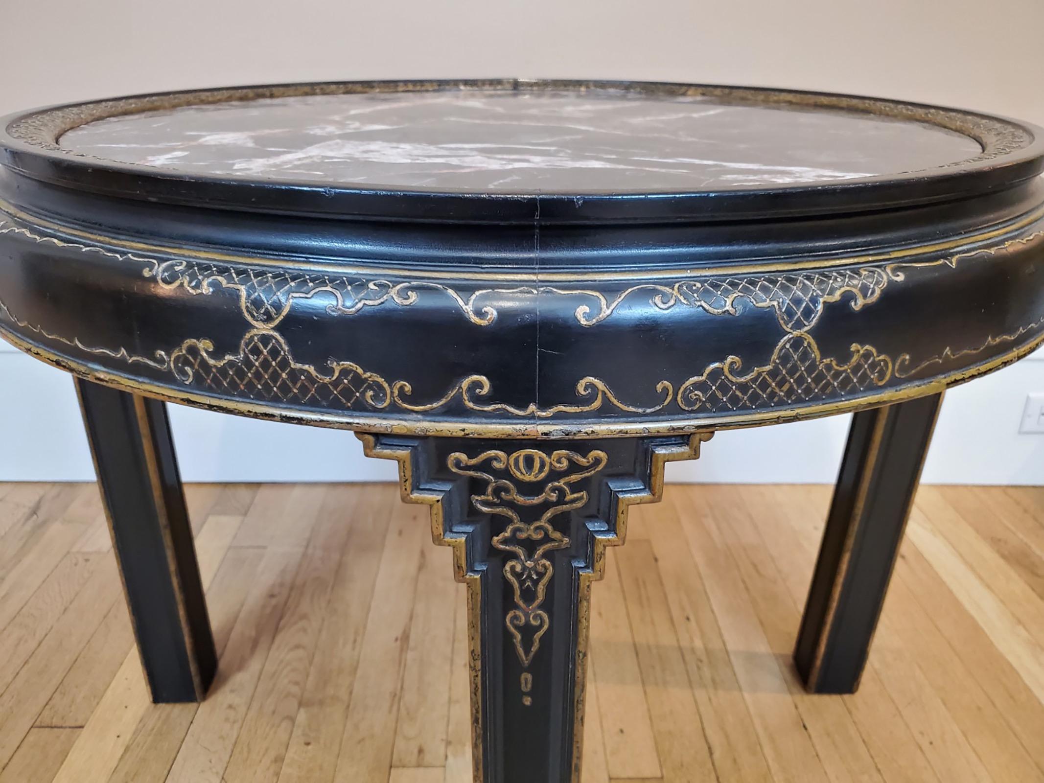 Early 20th Century 1920s German Chinoiserie Table