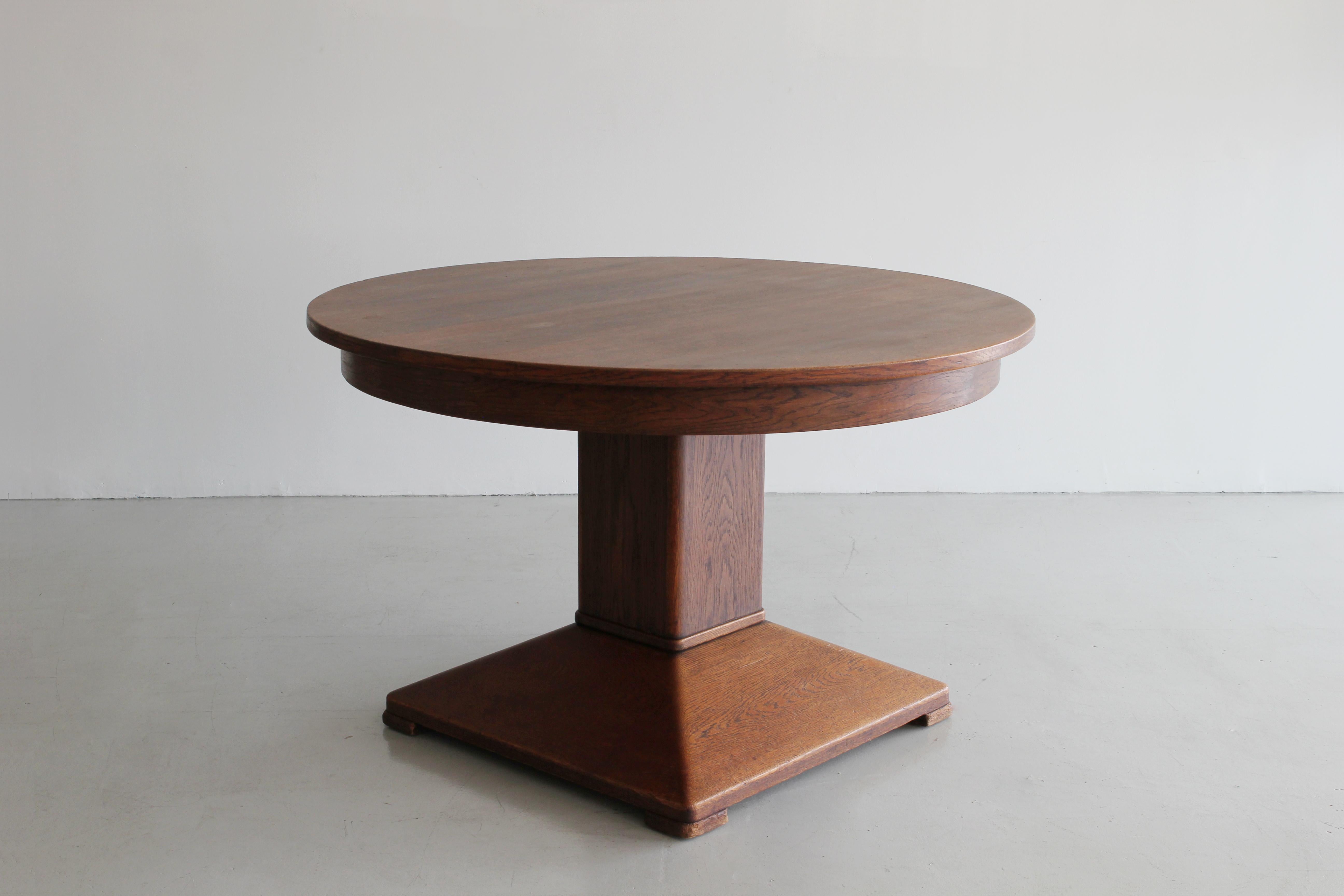 1920s German Oak Table 3