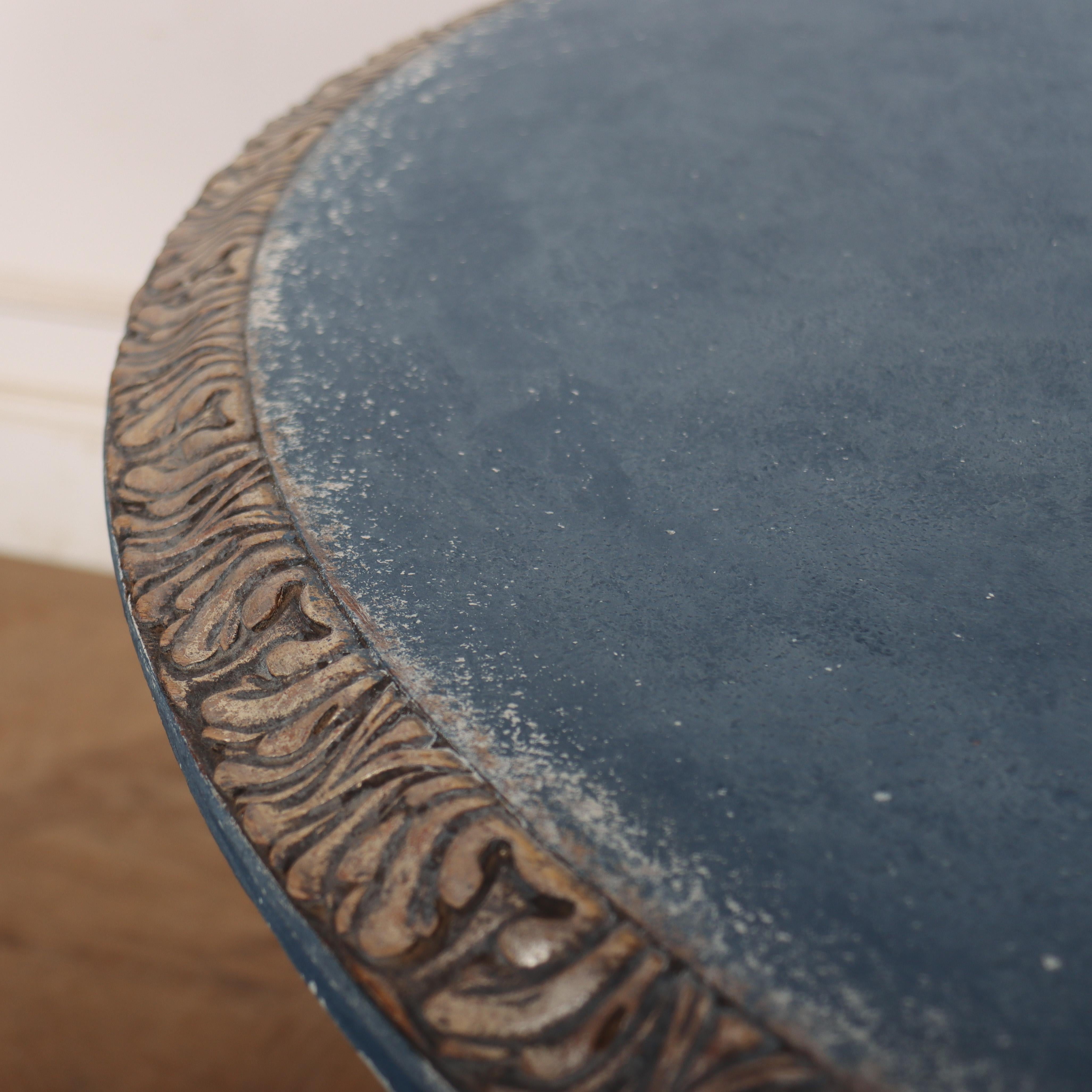 1920er Jahre Deutscher bemalter Mitteltisch im Angebot 4