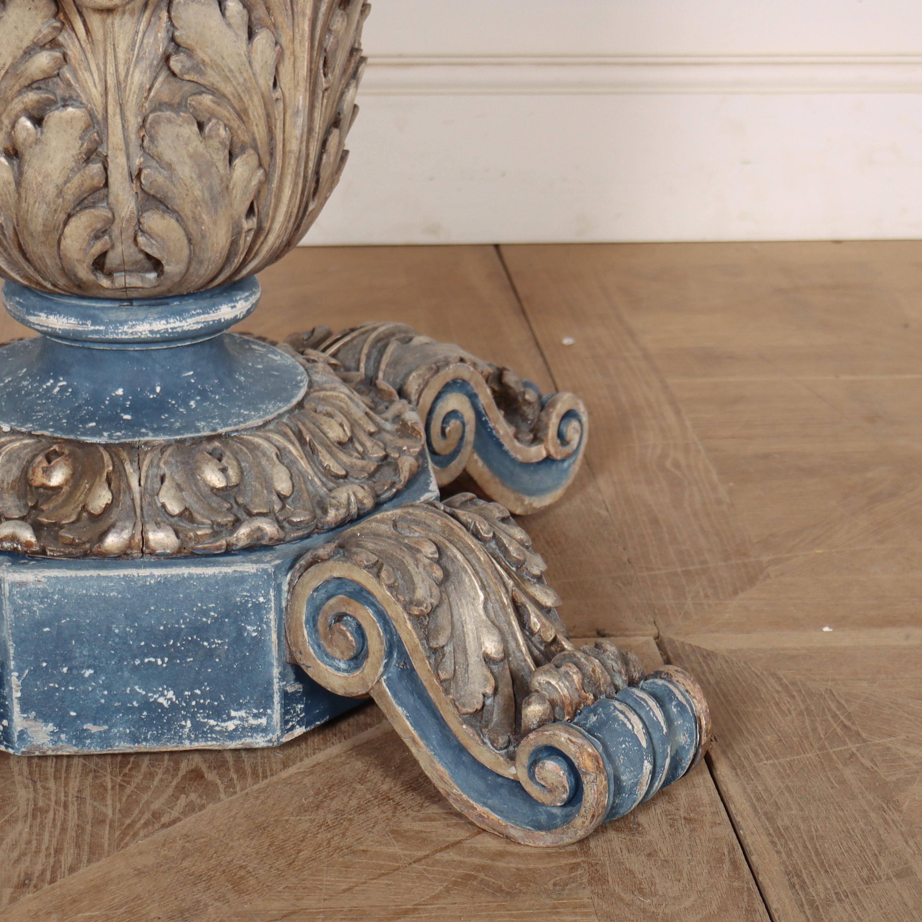 1920er Jahre Deutscher bemalter Mitteltisch (Gemalt) im Angebot