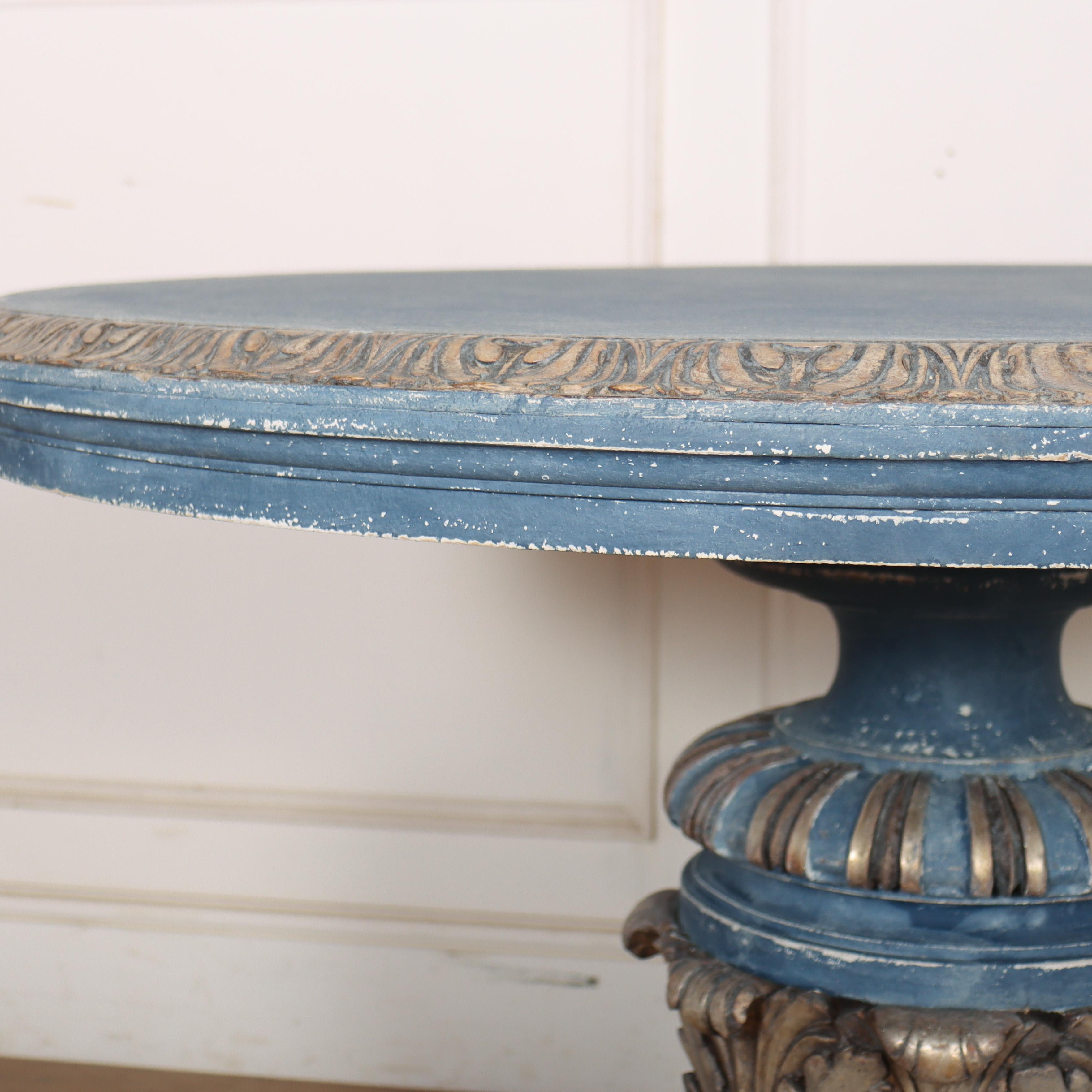 1920er Jahre Deutscher bemalter Mitteltisch (20. Jahrhundert) im Angebot