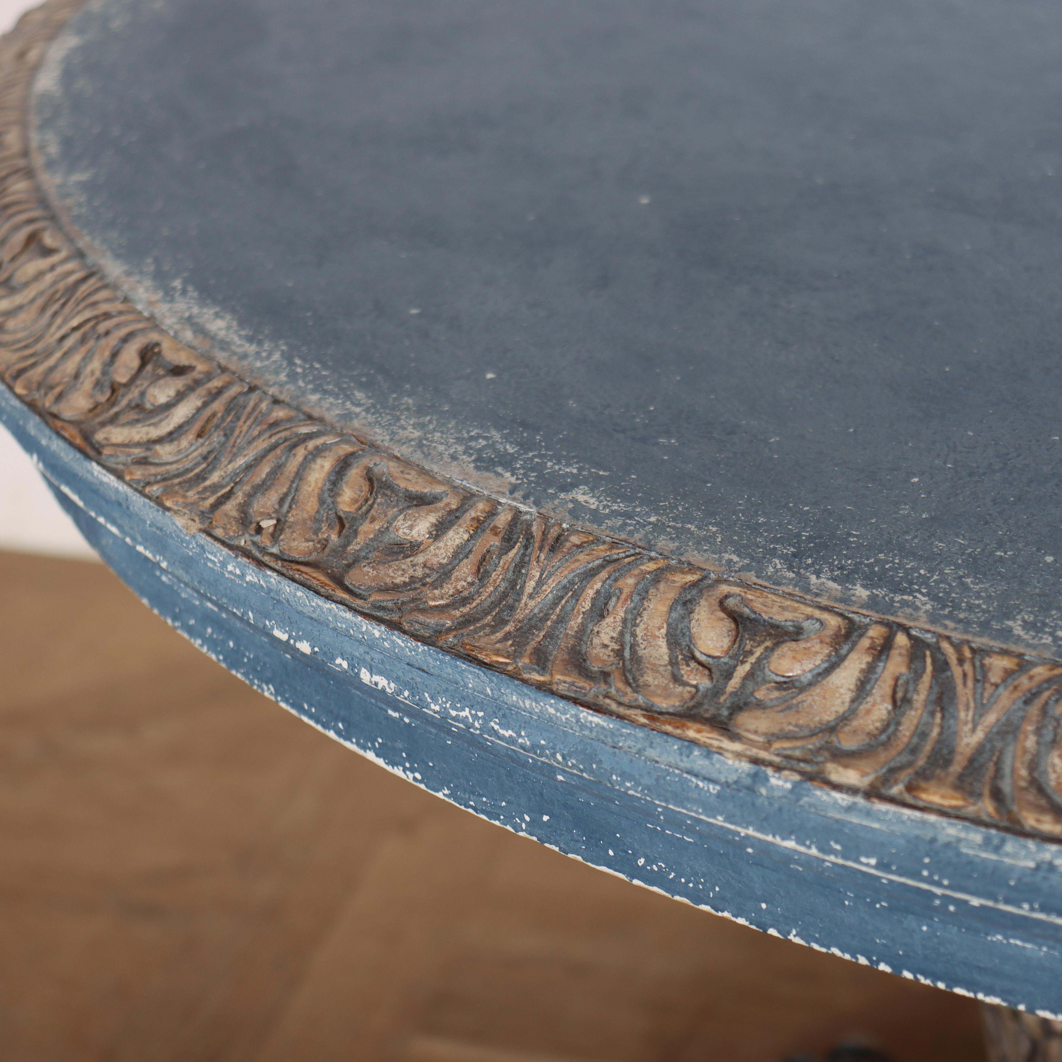 1920er Jahre Deutscher bemalter Mitteltisch im Angebot 2