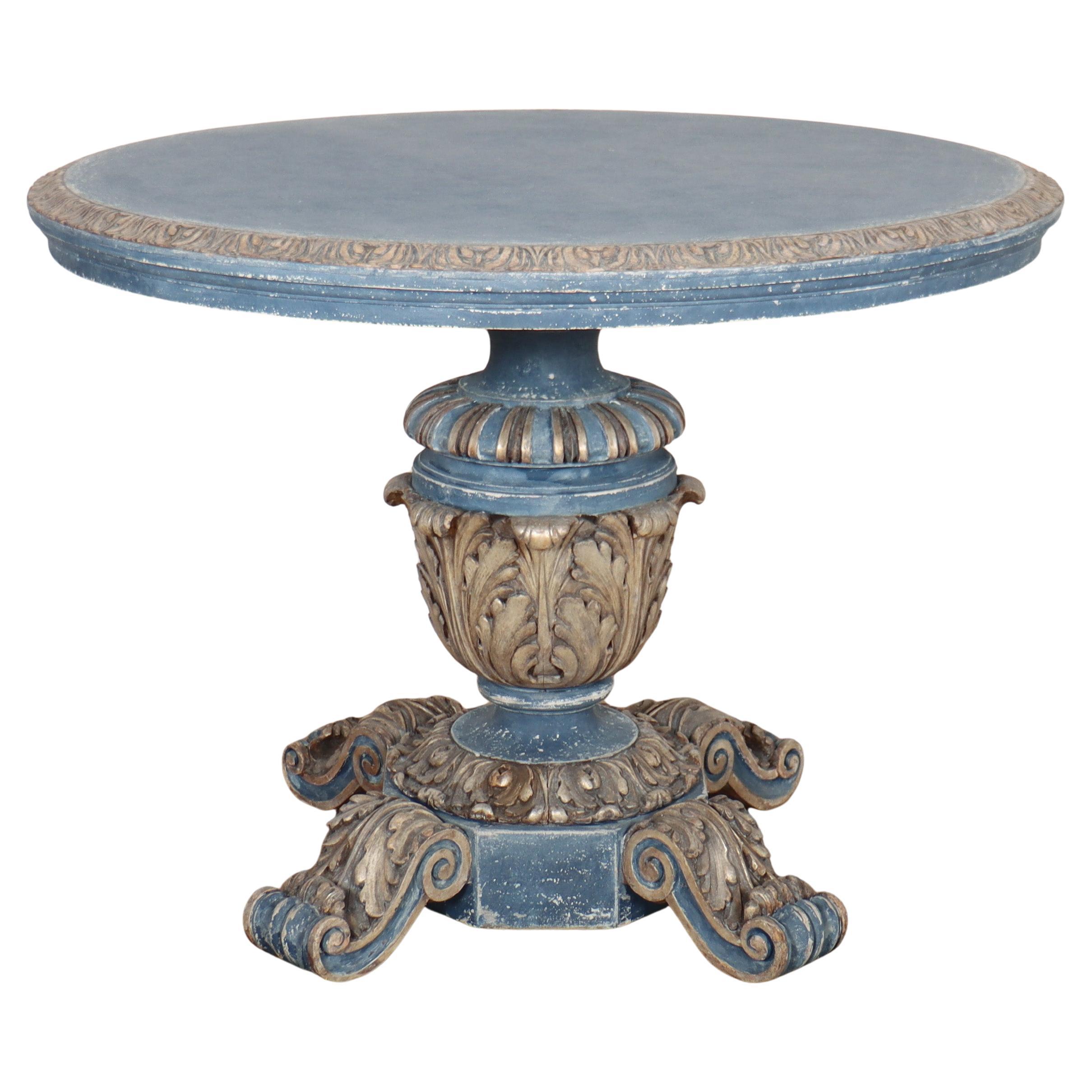 Table centrale allemande peinte des années 1920