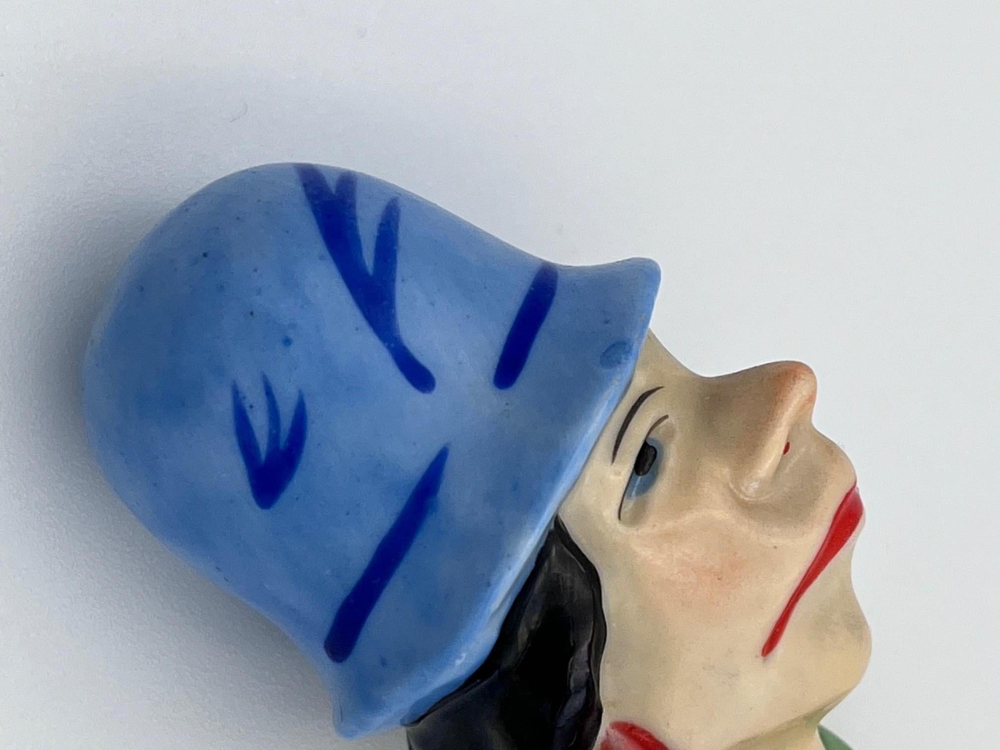 Bouchons de bouteille en porcelaine et en liège du couple séduisant d'Allemagne des années 1920 en vente 3