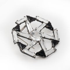 1920s Germany Sterling Silver Pin Wheel Brooch