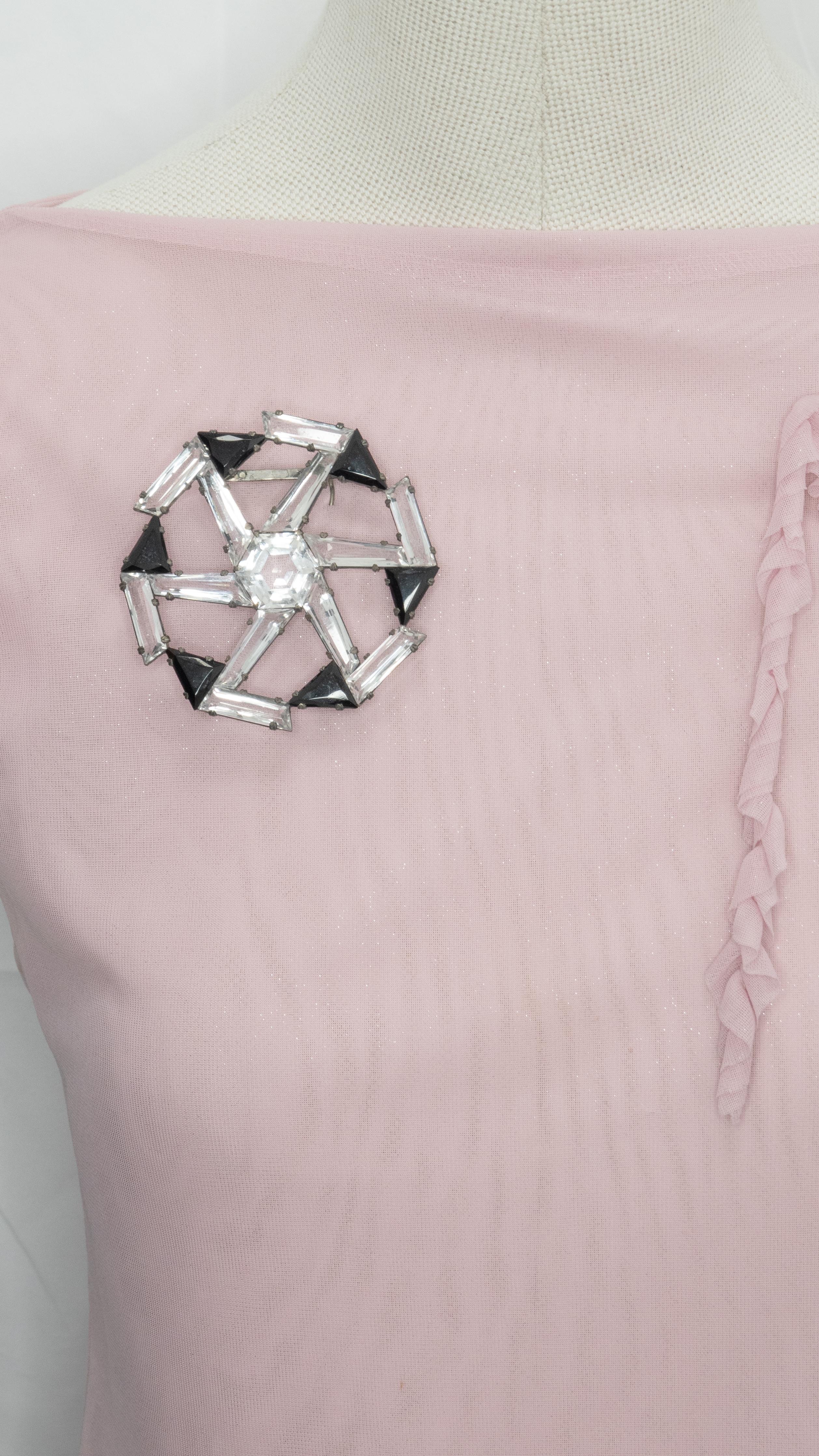 Art déco Broche à roue en argent sterling des années 1920, Allemagne en vente