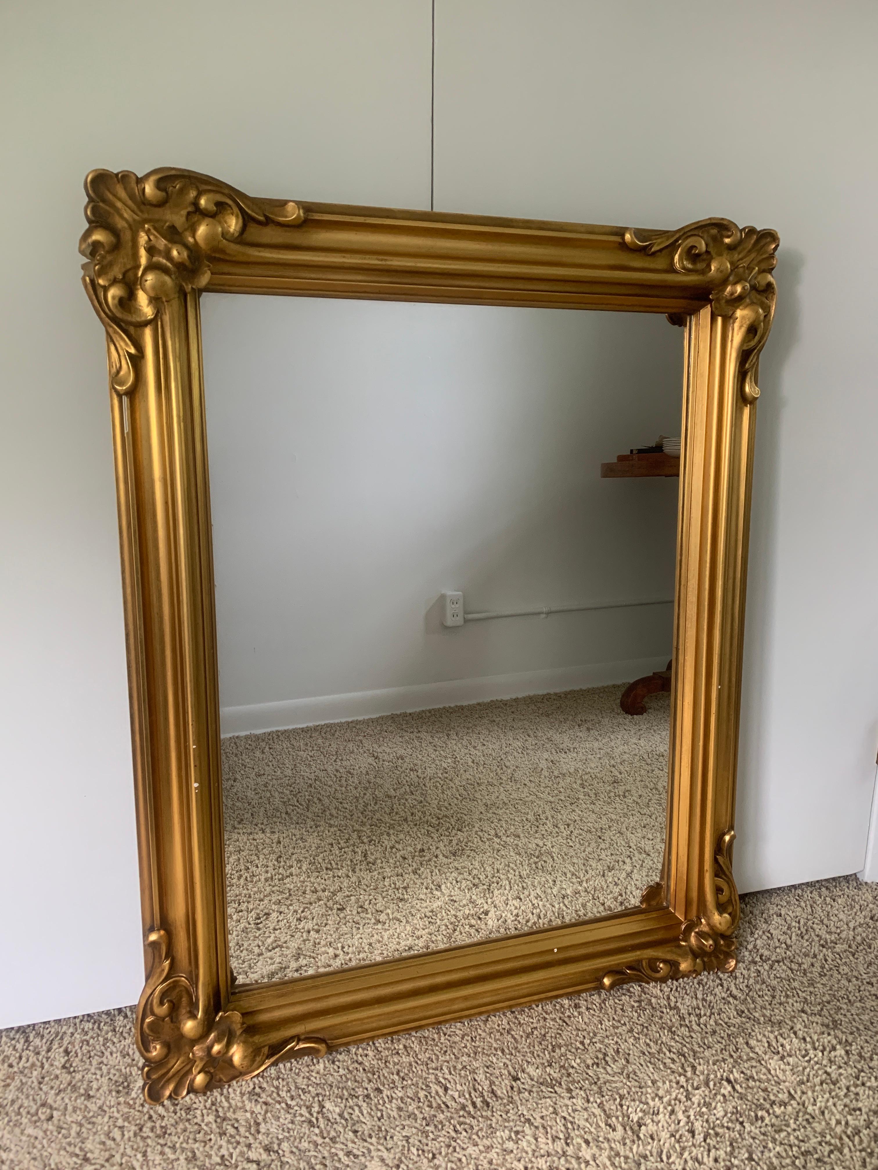 1920s Gilt Framed Mirror 4