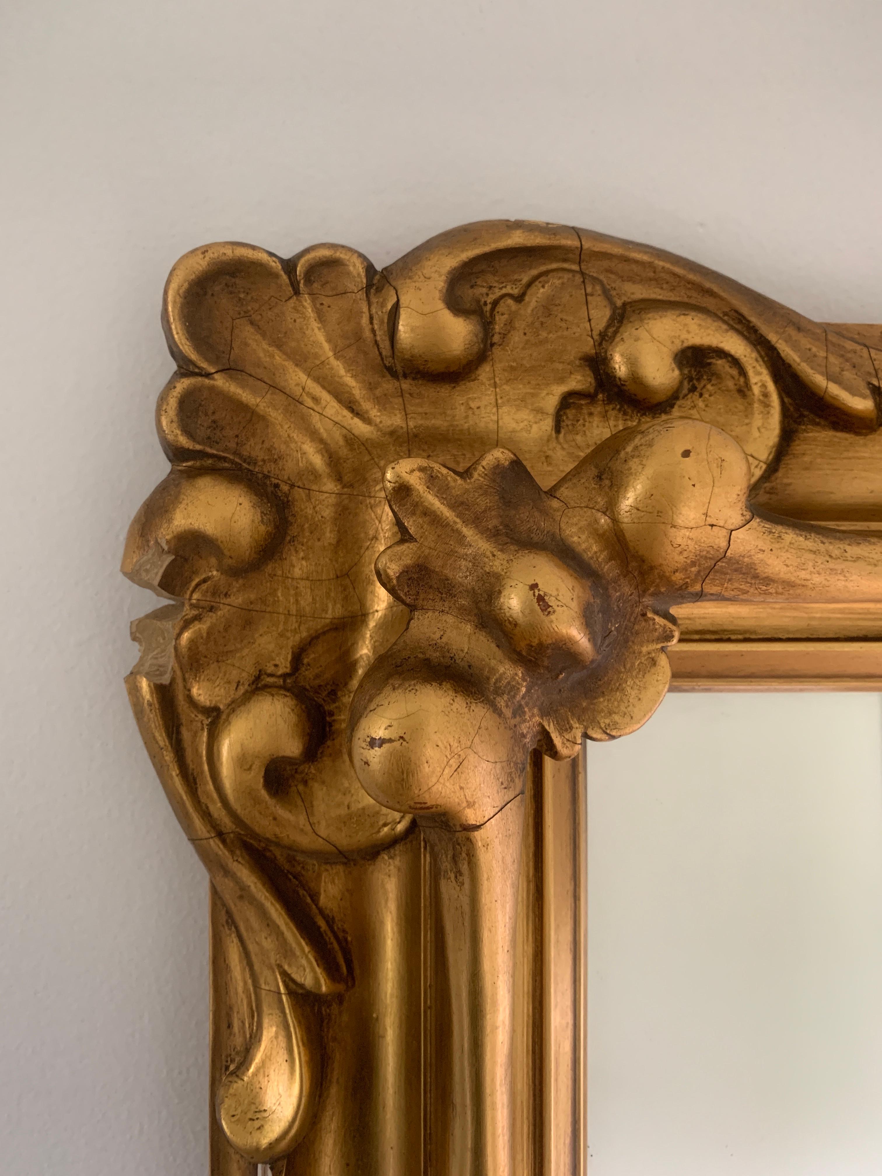 Art Deco 1920s Gilt Framed Mirror