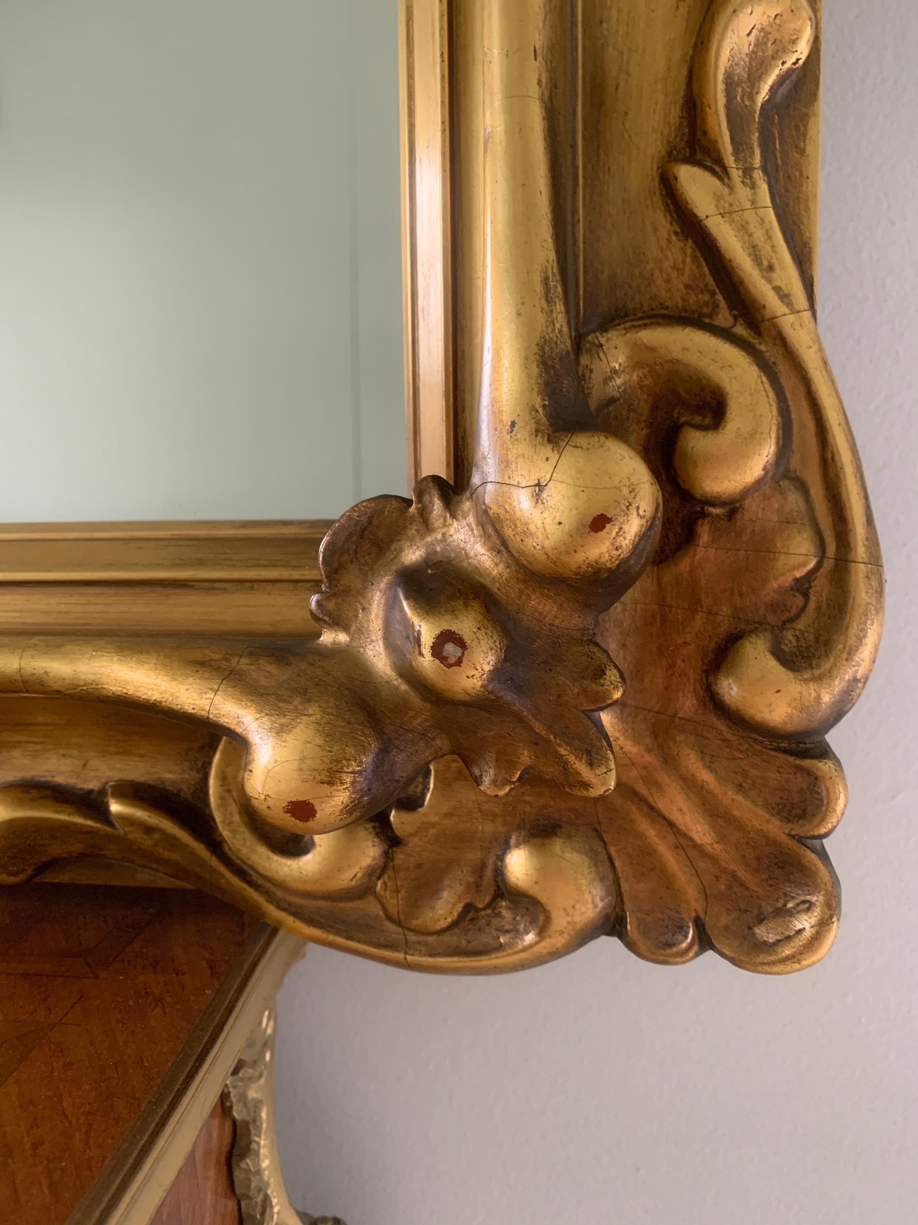 1920s Gilt Framed Mirror 1
