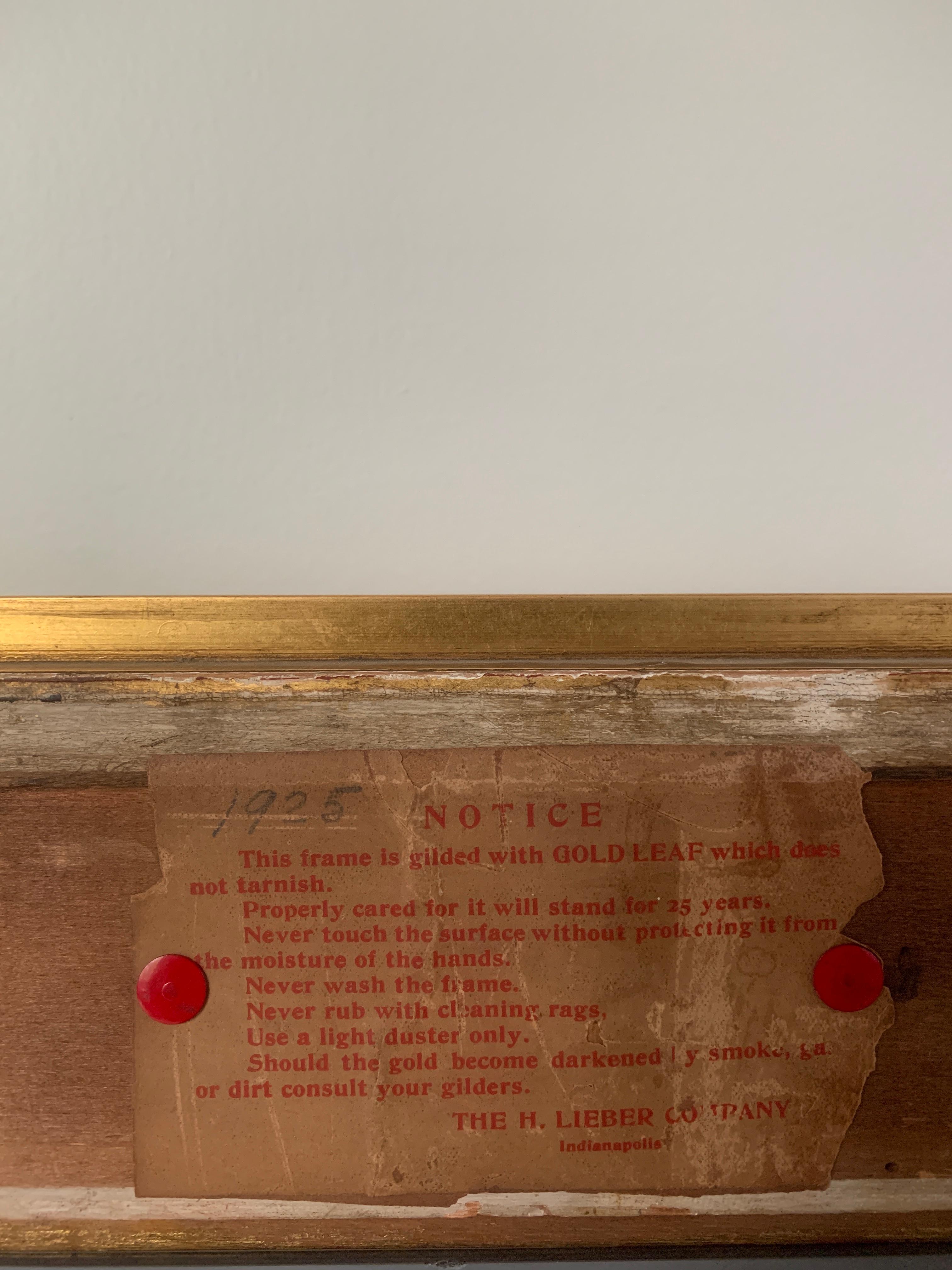 1920s Gilt Framed Mirror 3