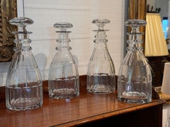 1920s Glass Decanters- Set of 4