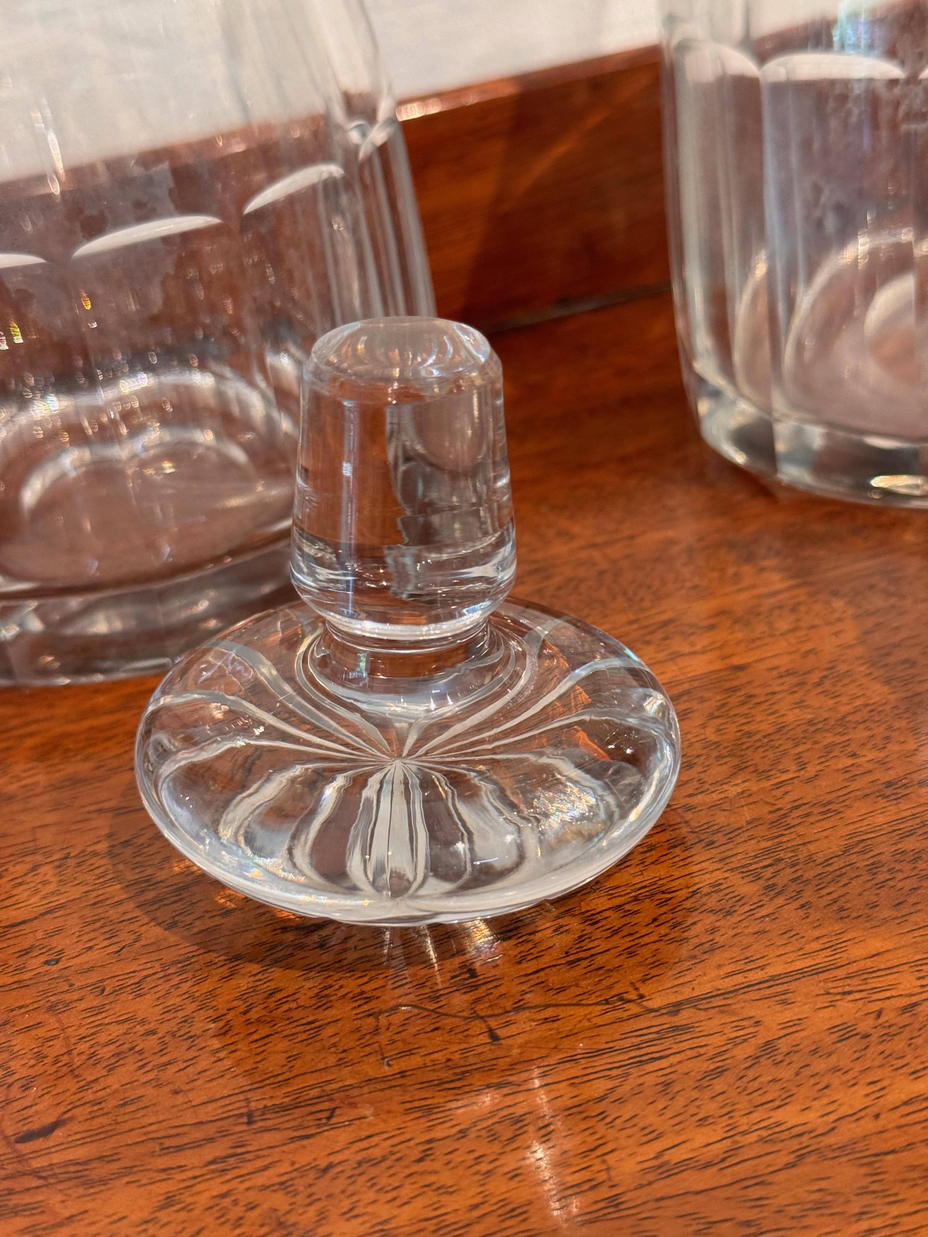 Early 20th Century 1920s Glass Decanters- Set of 4 For Sale