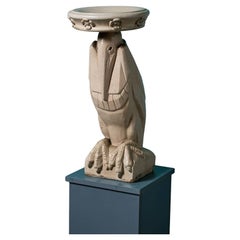Bath oiseau pélican émaillé des années 1920