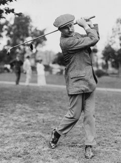 Jugador de golf de los años 20 Harry Vardon  Estatua de Bronce, Richard Thuss, Argentor of Vienna