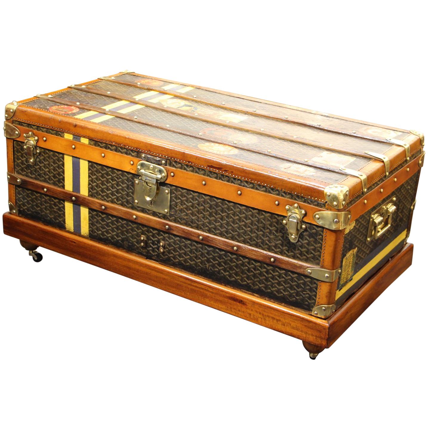 1920s Goyard Cabin Trunk