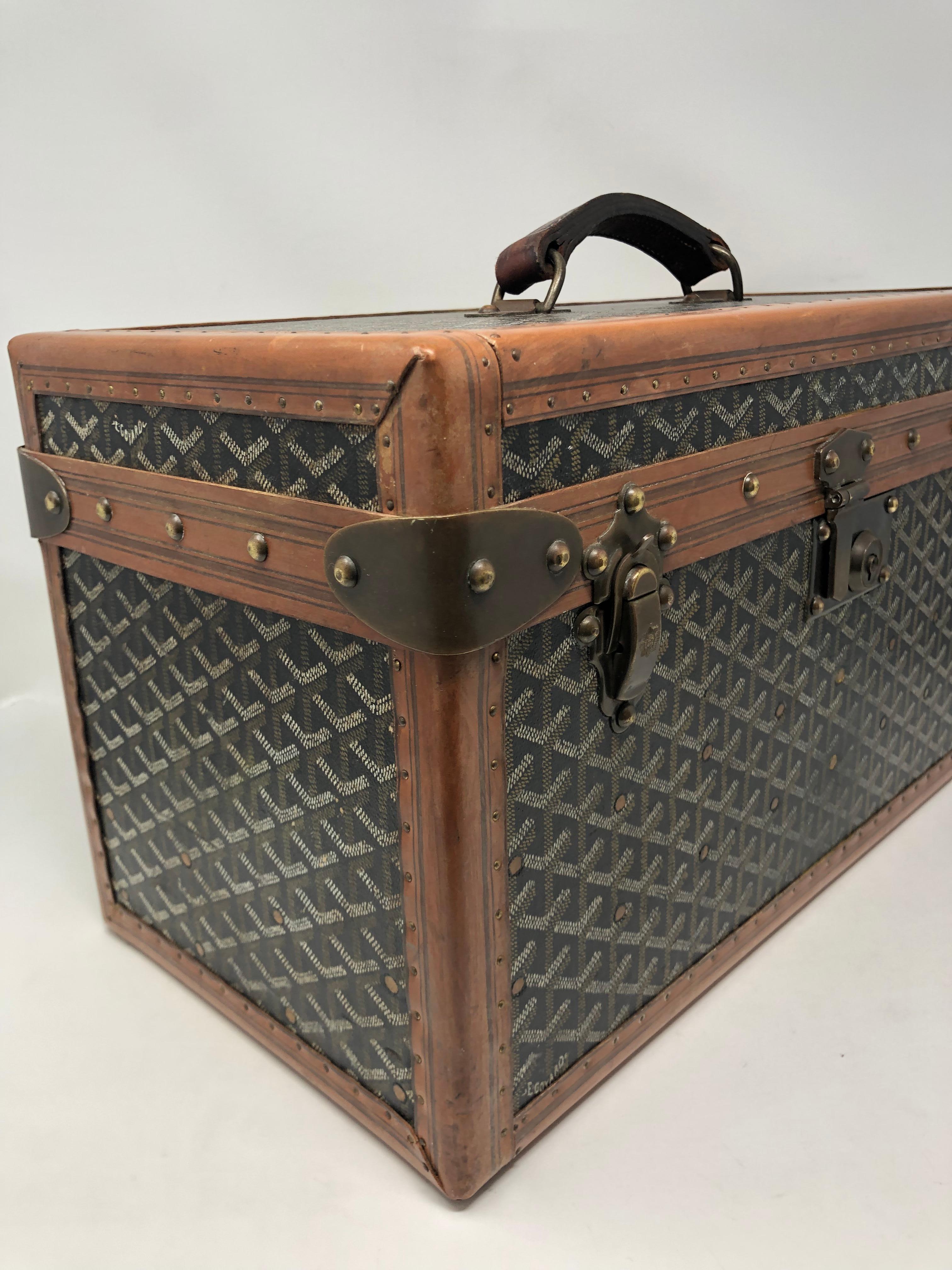 goyard grand hotel trunk bag