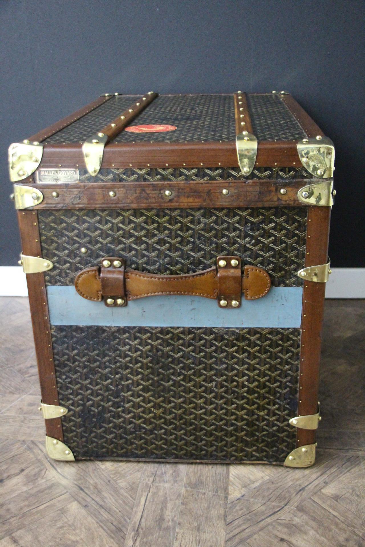 Baúl Sombrero Goyard Años 1920, Baúl Goyard, Baúl Vapor Goyard 6