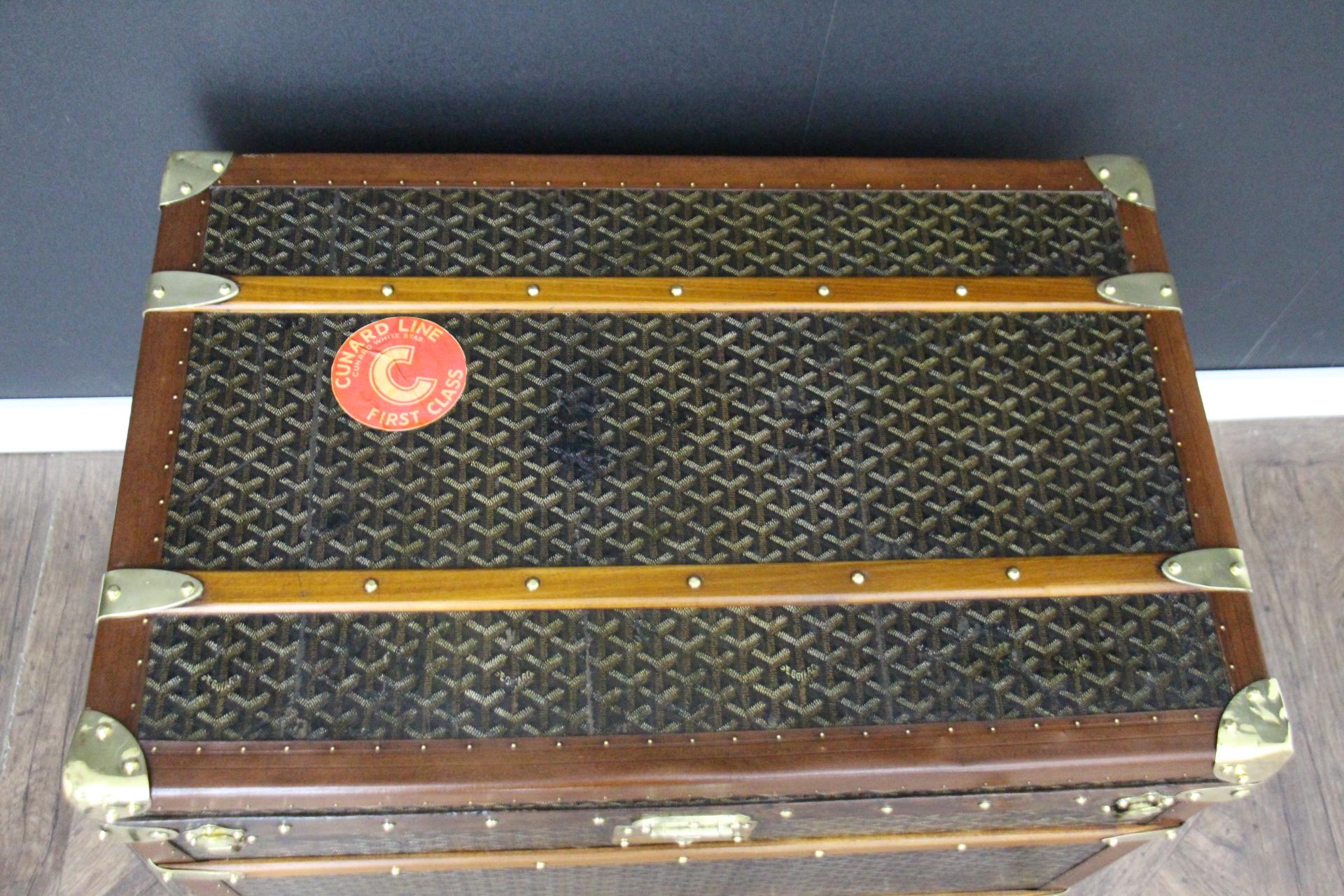 Baúl Sombrero Goyard Años 1920, Baúl Goyard, Baúl Vapor Goyard 9
