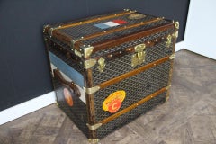 1920s Goyard Hat Trunk, Goyard Trunk, Goyard Steamer Trunk