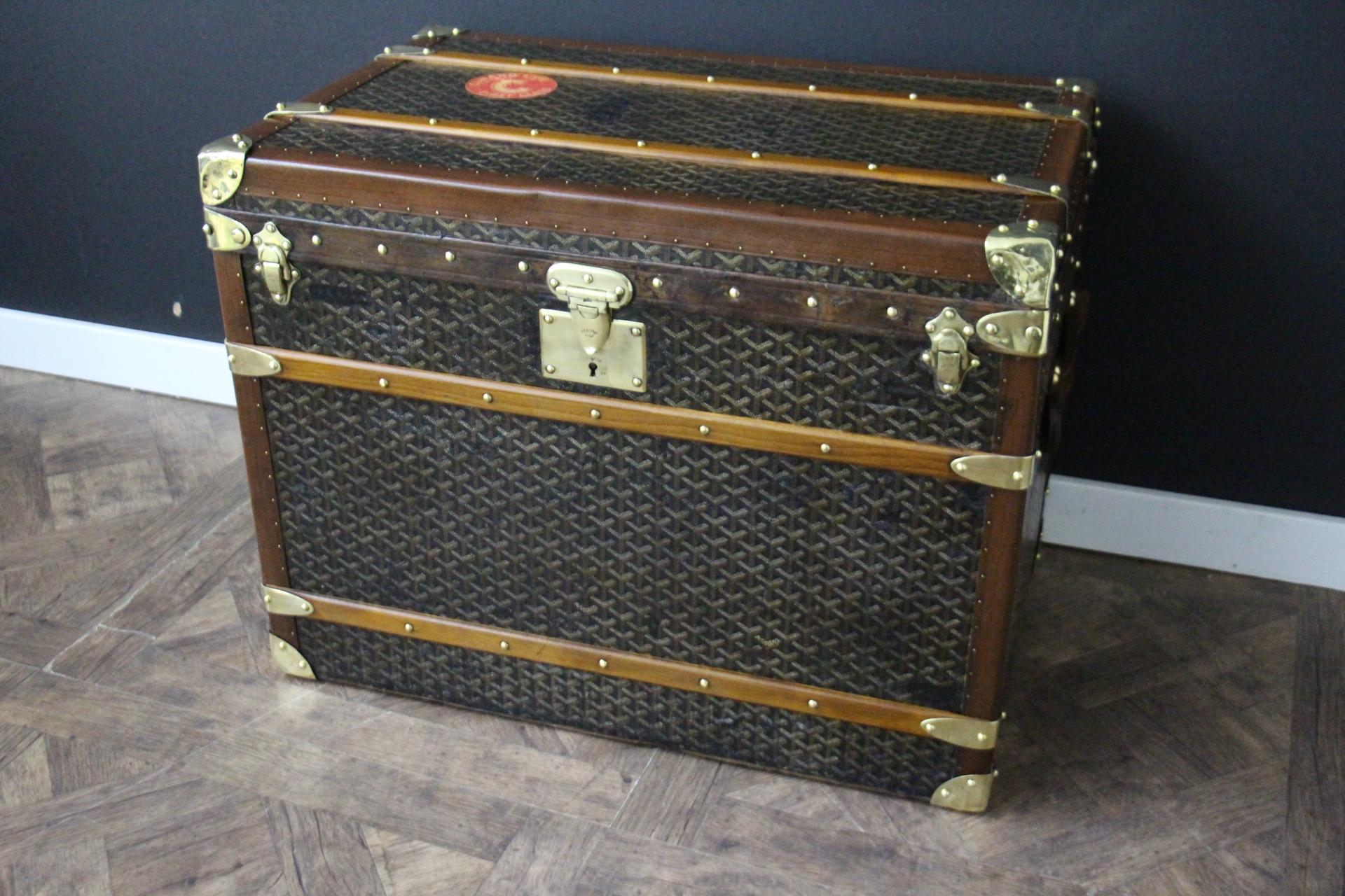 Baúl Sombrero Goyard Años 1920, Baúl Goyard, Baúl Vapor Goyard Francés