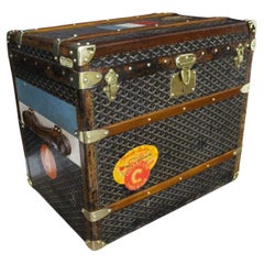 1920s Goyard Hat Trunk, Goyard Trunk, Goyard Steamer Trunk