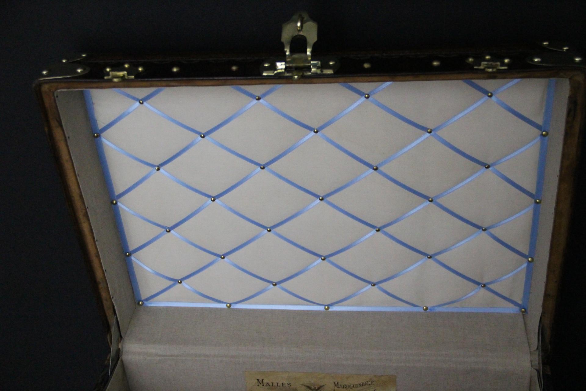 1920s Goyard Hat Trunk, Goyard Trunk, Goyard Steamer Trunk, Goyard Trunk For Sale 11