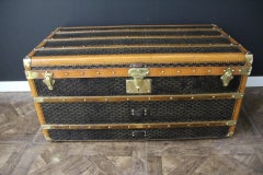 Baule Goyard degli anni '20, Baule a vapore Goyard da 100 cm, Baule Courrier Goyard