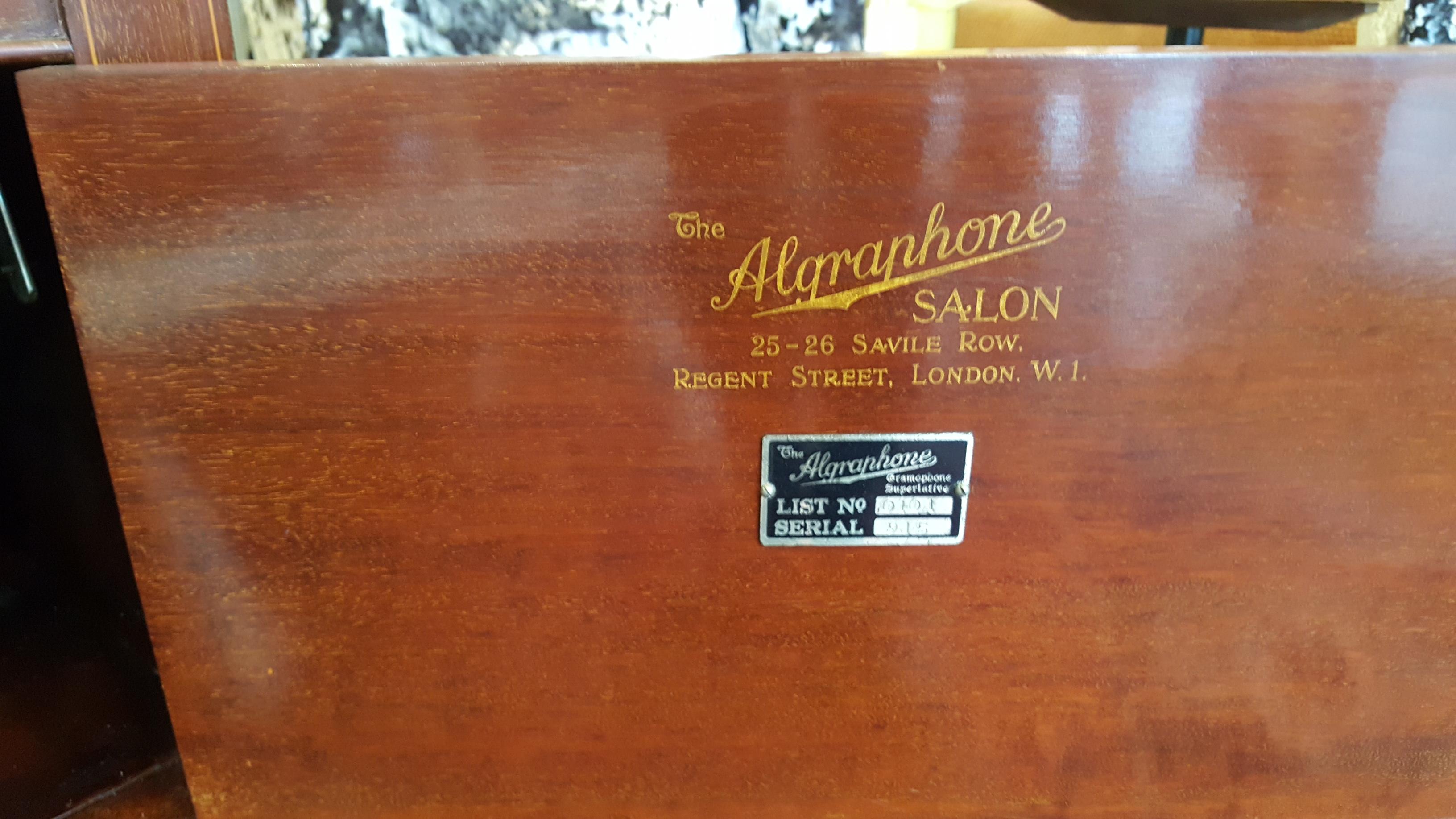 Early 20th Century 1920s Grahams Gramophone in Cabinet For Sale