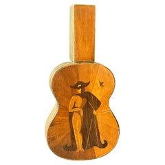 Chitarra degli anni '20 a forma di intarsio in Wood Wood Compatto da torero