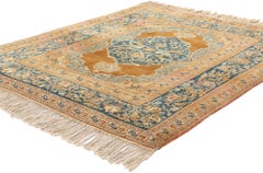 1920's Haji Jalili Antique Persian Tabriz Carpet with Traditional Style