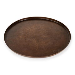 1920er Jahre Tablett aus gehämmertem Kupfer von Dirk Van Erp