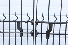 1920s Hand-Forged Monumental Steel Gate from a Forest Bungalow in East India