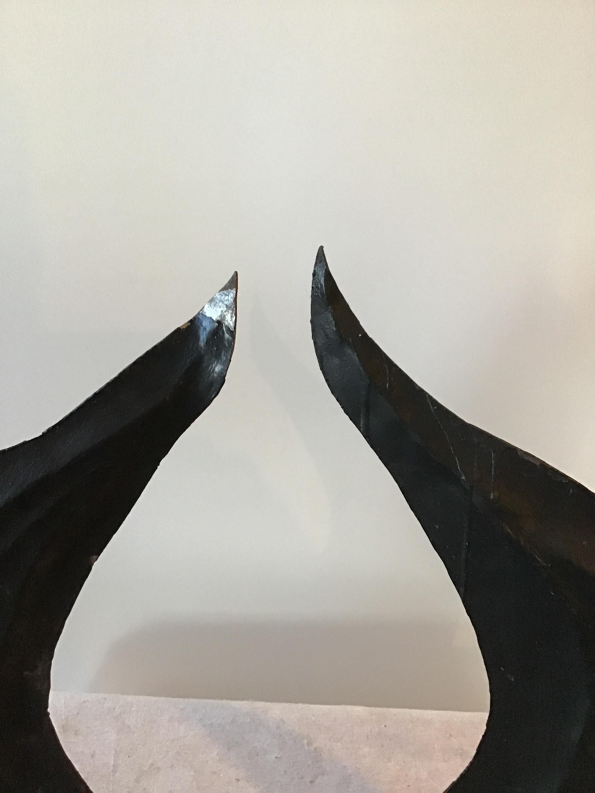 1920s Handmade Dragon Andirons For Sale 2