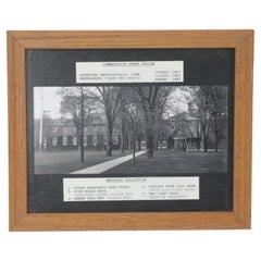 Antique 1920s Historic Photograph of Connecticut State Prison Era 1827-1962, Framed
