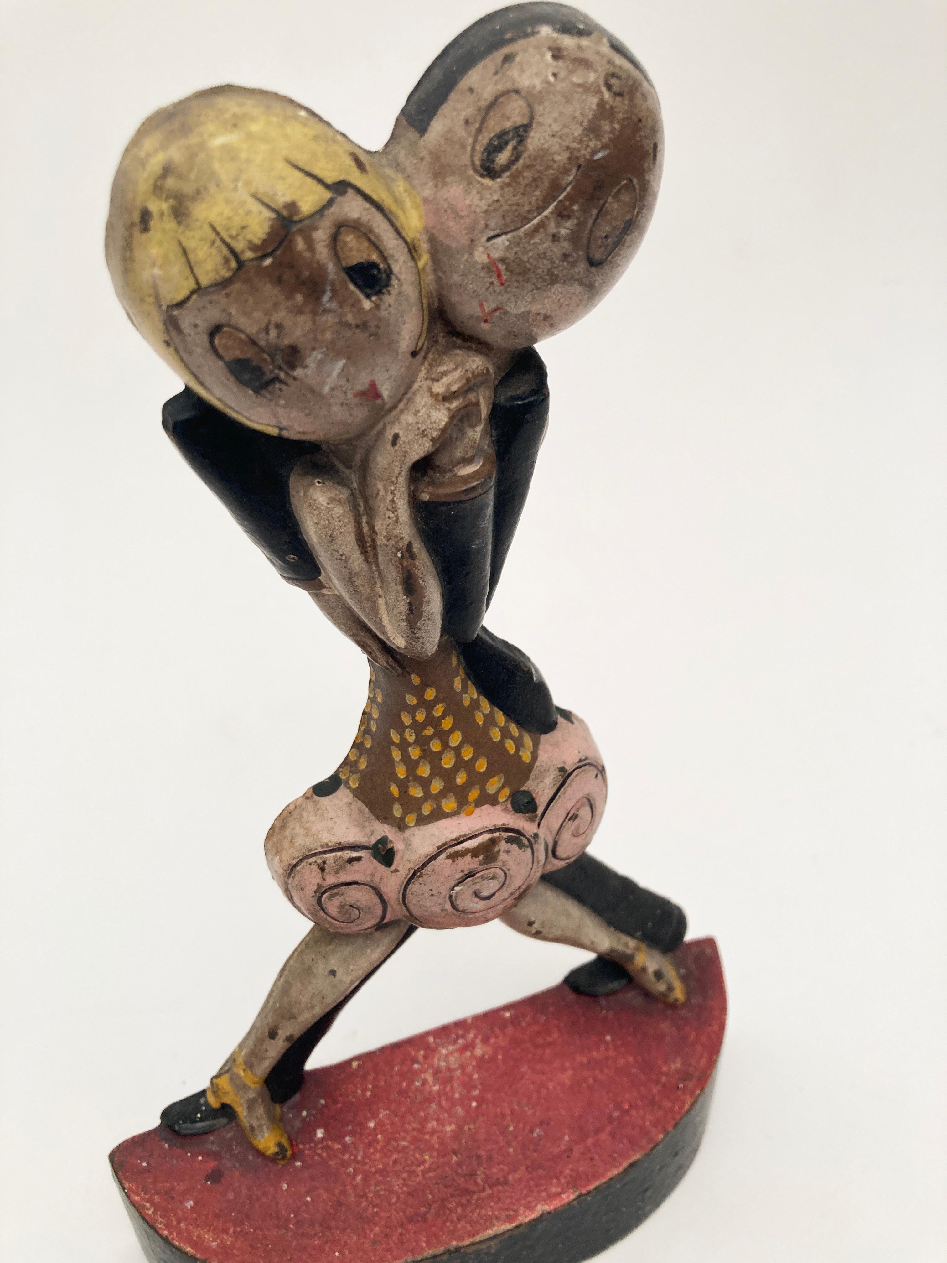 Hubley „Charleston Dancers“-Türstopper von Anne Harriet Fish, 1920er Jahre (amerikanisch) im Angebot
