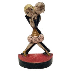 1920s Hubley 'Charleston Dancers' Doorstop by Anne Harriet Fish