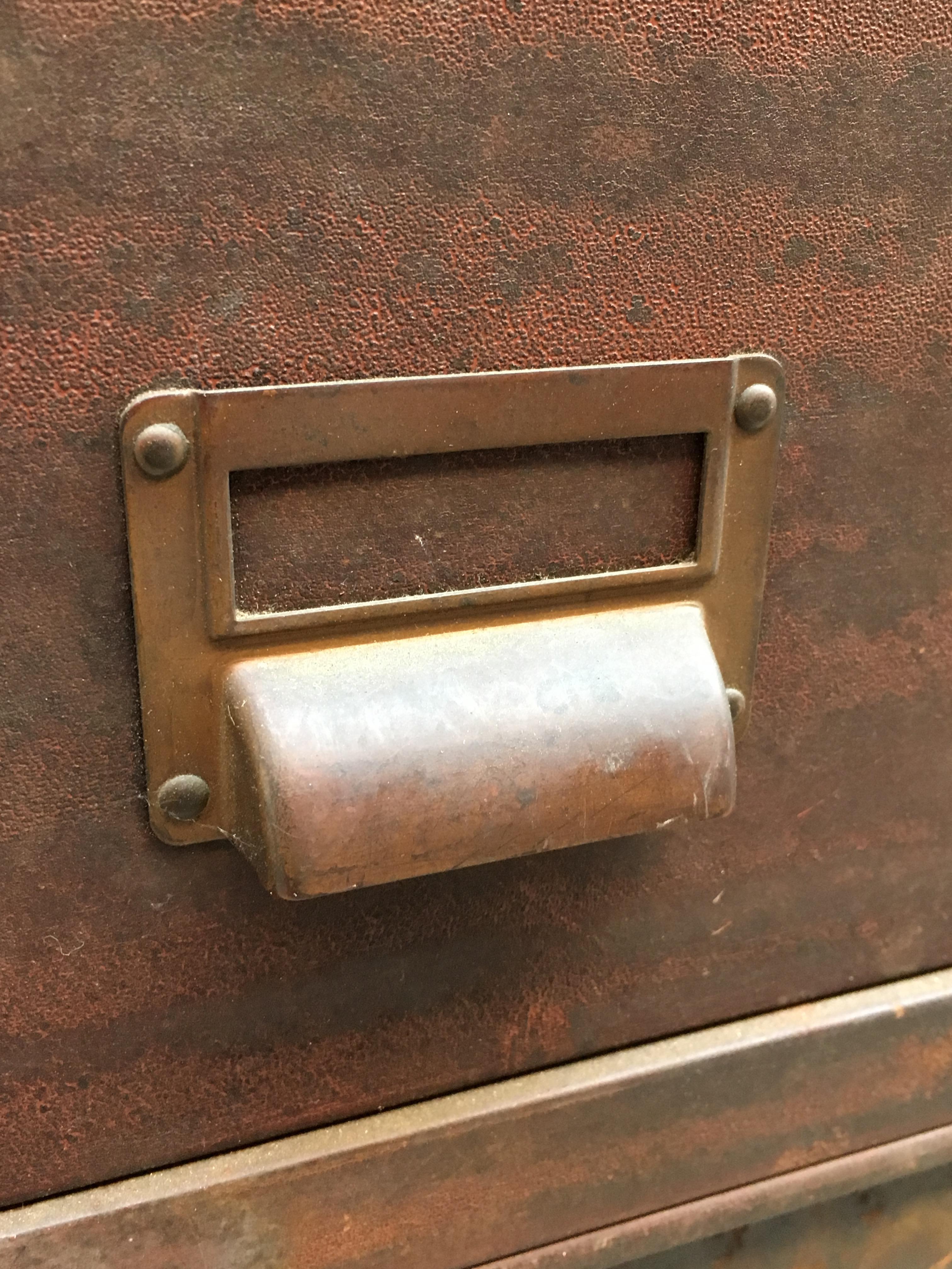 1920s Industrial Art Metal Modular Utility Cabinet 8