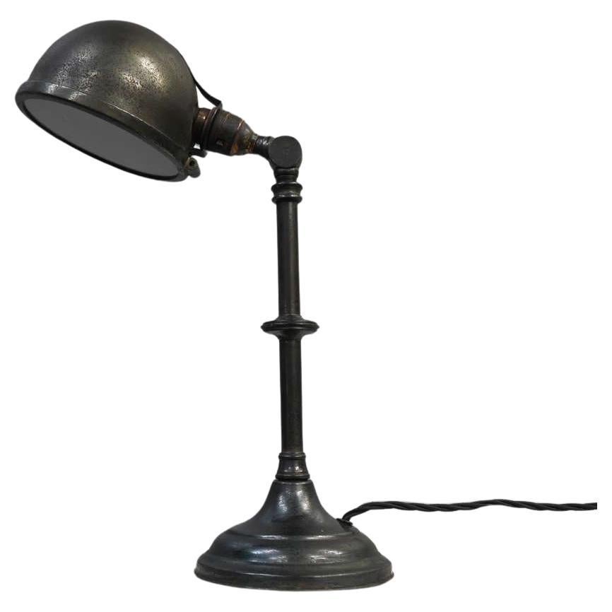 1920's Industrial Desk Lamp For Sale