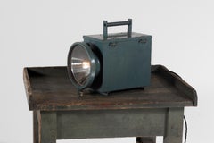 1920s Industrial Military Table Lamp Torch Light by General Electric Company