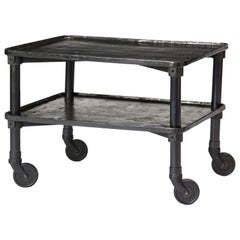 Antique 1920s Industrial Rolling Table by New Britain Machine Co.